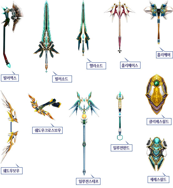 New weapons