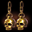 Nox's Golden Skeleton Earring