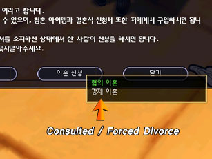 consulted/forced divorce